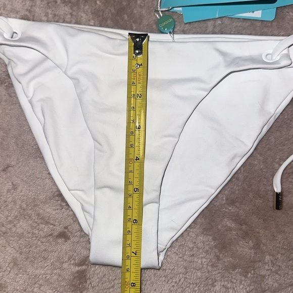 bikini string bottom, white US size 4 by Melissa Odabash - Picture 5 of 12